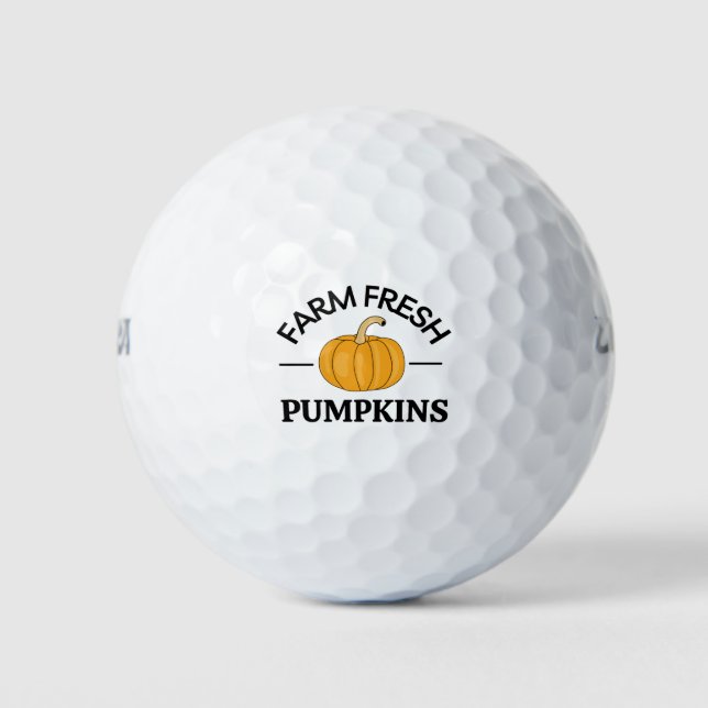 Balles De Golf Automne citrouille Automne (Devant)
