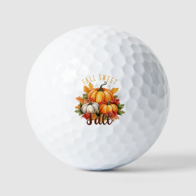 Balles De Golf Automne Sweet Fall (Recto)