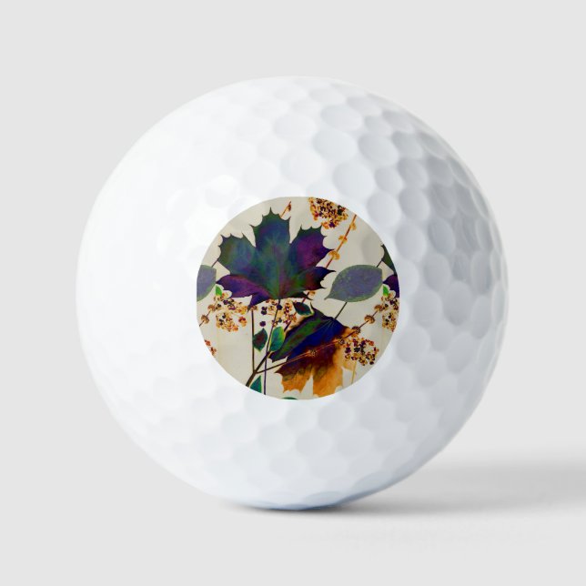 Balles De Golf Autumn Leaves (Recto)