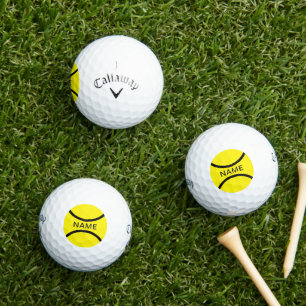 Balles de golf avec nom personnalisé idéales pour 