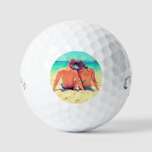 Balles de golf avec photo personnalisée - Amour