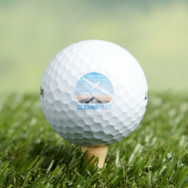 Balles De Golf Avion Vintage de l'avion couché de soleil (T-shirt Insitu)