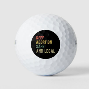 Balles De Golf Avortement Pro - Garder L'Avortement Sûr Et Légal