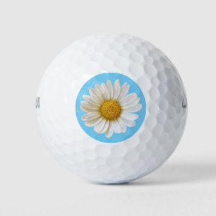 Balles De Golf Baise blanche sur Sky Blue