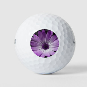 Balles De Golf Bal de golf à fleurs violettes
