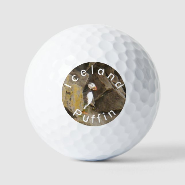 Balles De Golf Bal de golf de Puffin (Recto)