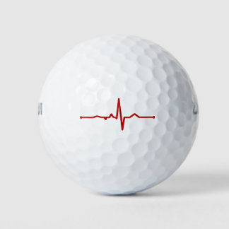 Balles De Golf Bal de golf EKG Heartbeat