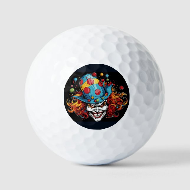 Balles De Golf Bal de golf Halloween/Joker (Recto)