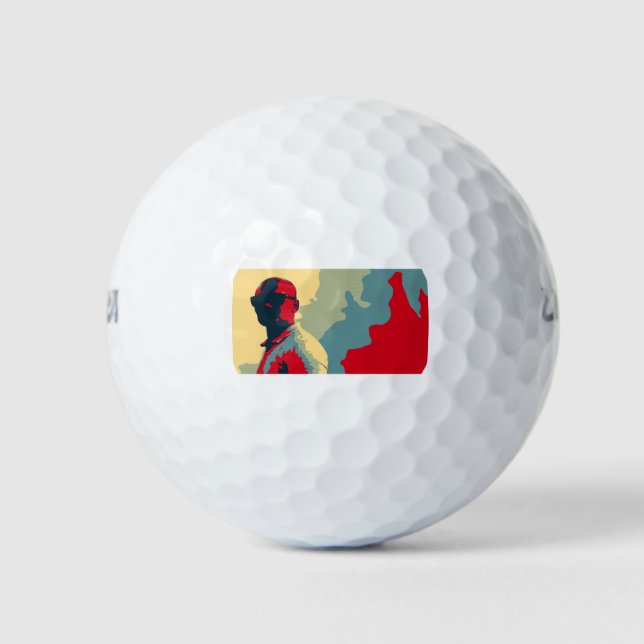 Balles De Golf Bal de golf Mystery Man (Devant)