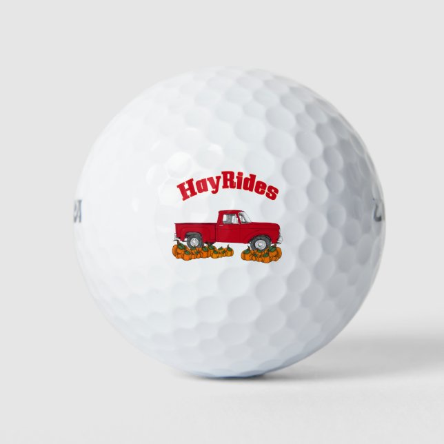 Balles De Golf balades en foin (Devant)