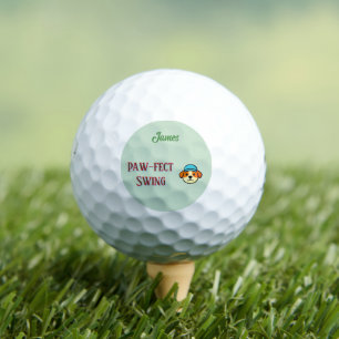 Balles De Golf Balancement Parfait  Nom du Chien / Initiale