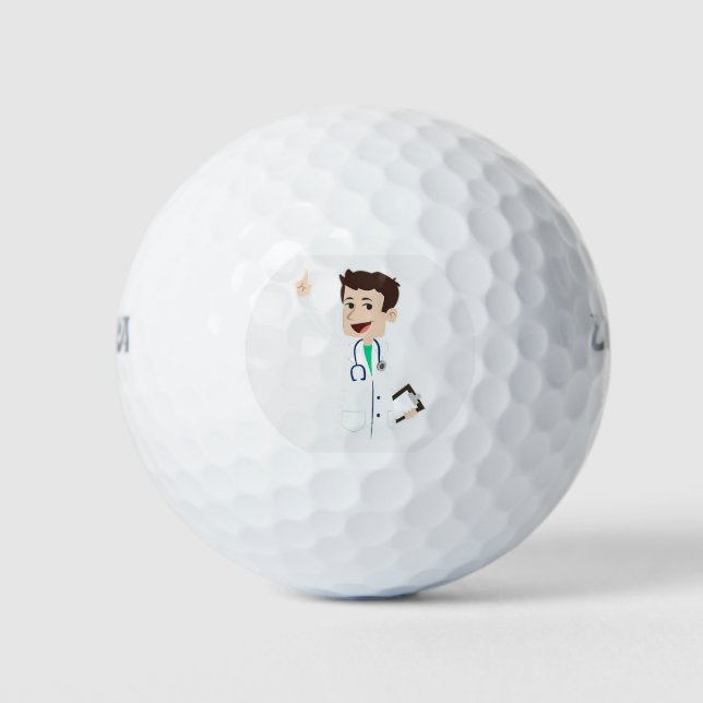 BALLES DE GOLF **BALLE DE GOLF DU MÉDECIN PRÉFÉRÉ** (Devant)