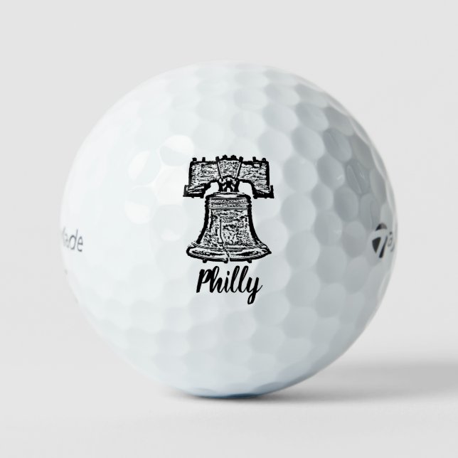 Balles De Golf Ballon de golf de Philadelphie en liberté (Recto)