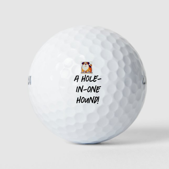 Balles De Golf Ballons de golf de mignonne Doggy (Devant)