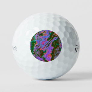 Balles De Golf Ballons de golf en marbre aigre