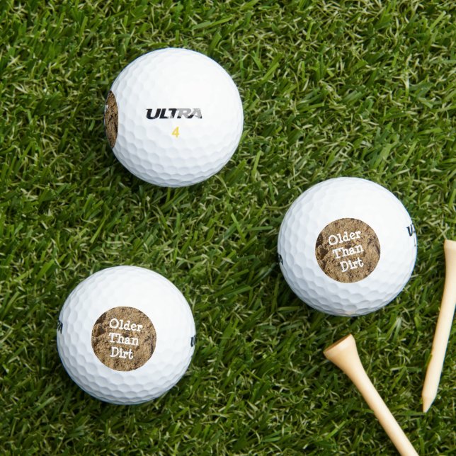 Balles De Golf Ballons De Golf Plus Anciens Que Dirt (Herbe in situ)