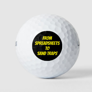 Balles De Golf Ballons de golf pour la retraite amusante