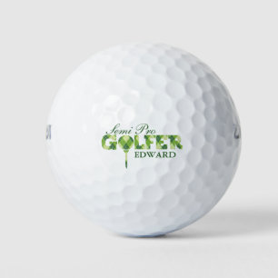 Balles De Golf Ballons de golf semi-Pro Golfer vert