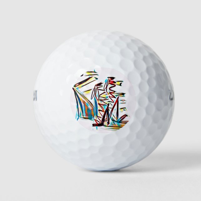 Balles De Golf Ballons de golf Studio16 (Devant)