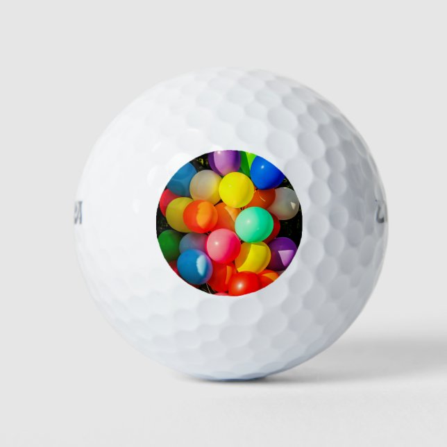 Balles De Golf Ballons de jouets colorés (Devant)