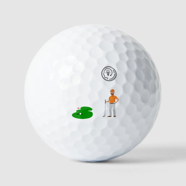 Balles De Golf Balls de golf Intellectual_4me (Recto)