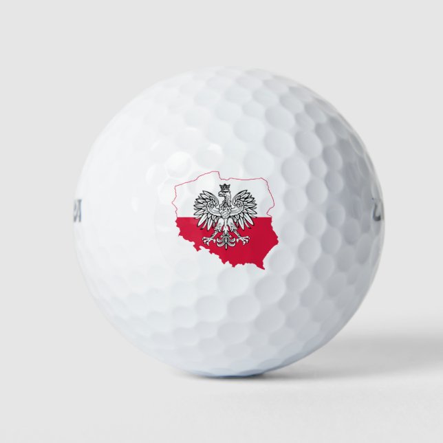 Balles De Golf Balls de golf polonais Eagle (Devant)