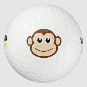 Balles De Golf Bande dessinée de singe