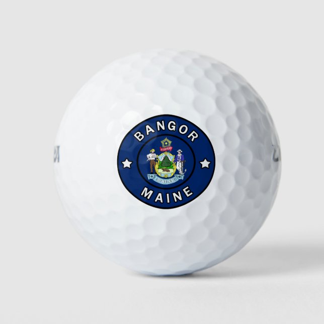 Balles De Golf Bangor Maine (Devant)