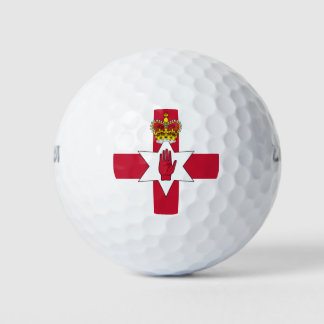Balles De Golf Bannière d'Irlande du Nord