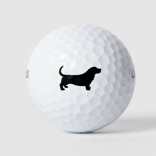 Balles De Golf Basset Hound (Devant)