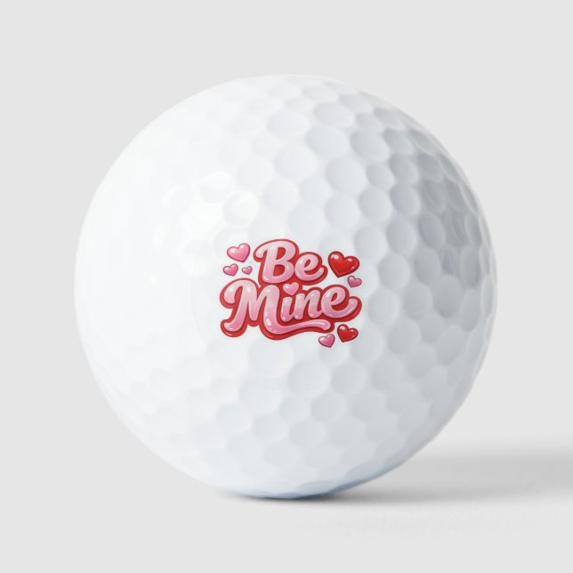 Balles de golf Be Mine (Recto)