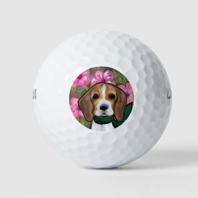 Balles De Golf Beagle  (Devant)