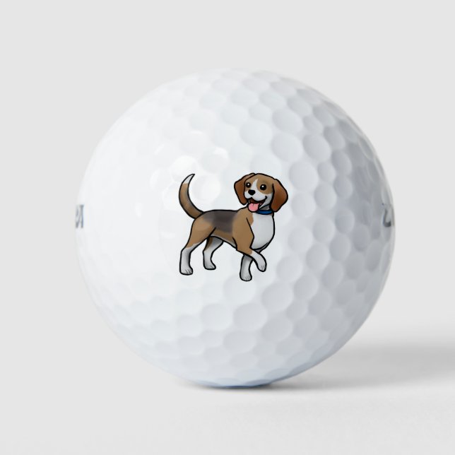 Balles De Golf Beagle (Devant)