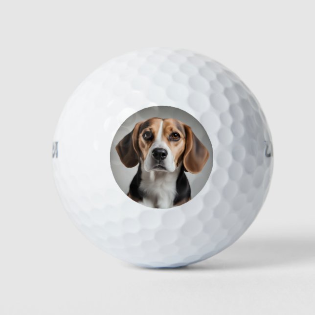Balles De Golf Beagle (Devant)