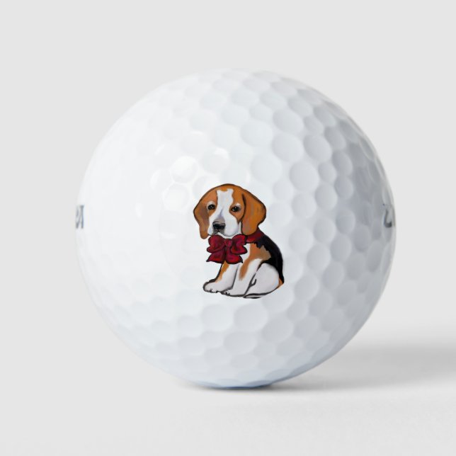 Balles De Golf Beagle (Devant)