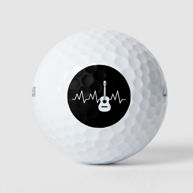 Balles De Golf Beat cardiaque de guitare acoustique (Devant)