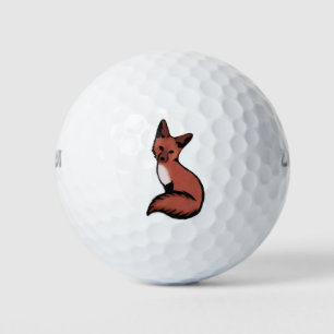 Balles De Golf Beau Renard Rouge