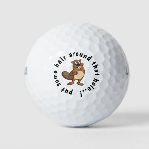 Balles De Golf Beaver amusant 😂 Cheveux autour du trou