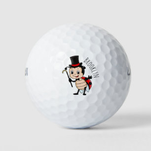 Balles De Golf Bébé mignon avec chapeau et dessin animé de cravat