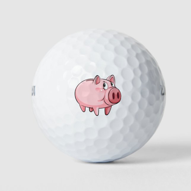 Balles De Golf Belle tirelire (Devant)