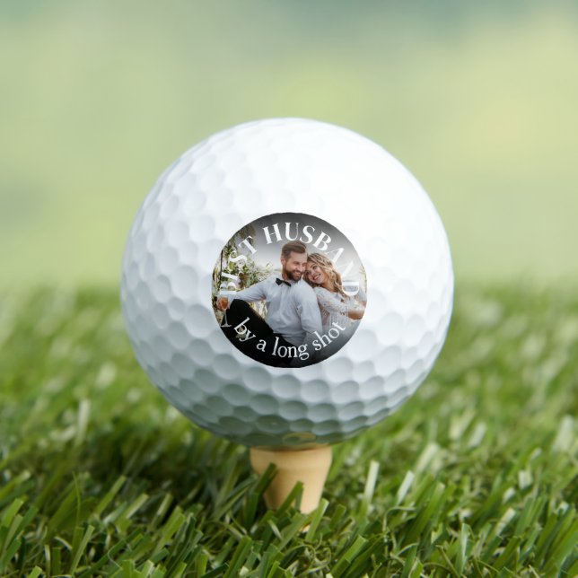 Balles De Golf Best HUSBAND Love Photo Golf Balls (T-shirt Insitu)