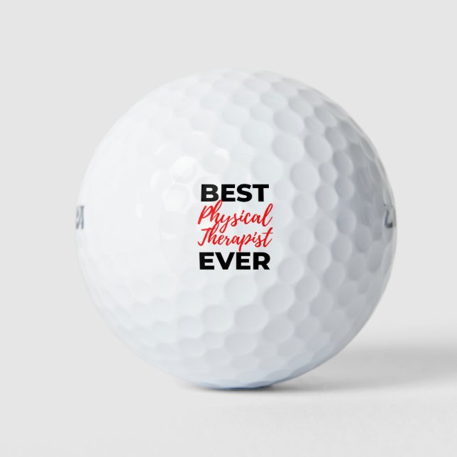 Balles De Golf Best Physical Therapist Ever 2 (Devant)