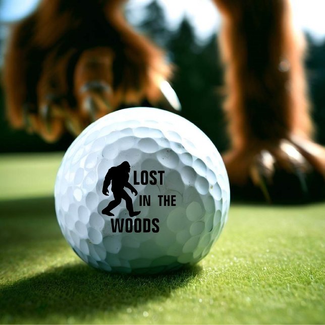 Balles De Golf BIGFOOT / Sasquatch : PERDU DANS LES BOIS (Créateur téléchargé)