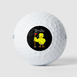 Balles De Golf Birdie Golfer Chick