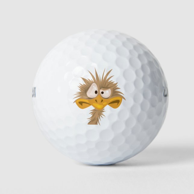 Balles De Golf Birdie stressée (Devant)