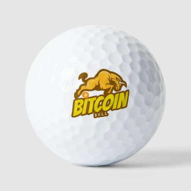 Balles De Golf Bitcoin Bull run - Btc Crypto (Recto)