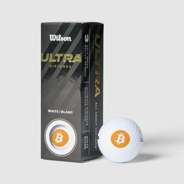 Balles De Golf Bitcoin Logo Golf Balls (Emballage)