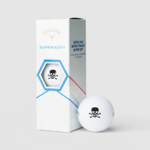 Balles de golf Black Skull Callaway Supersoft pack
