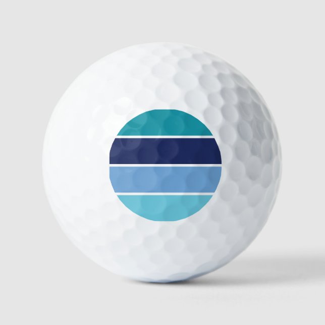 Balles De Golf Bleu (Recto)