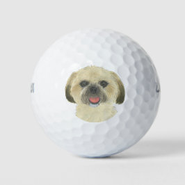 Balles De Golf Blonde Tan Golden Shih Tzu